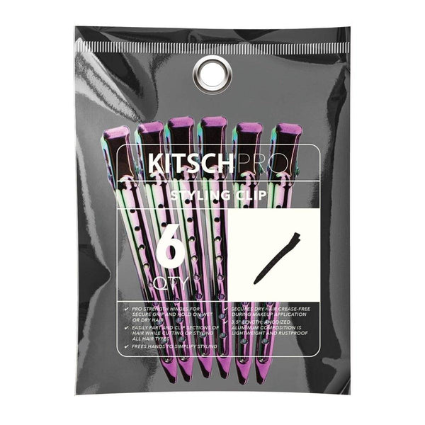 Kitsch Styling Clips 6pk